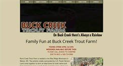 Desktop Screenshot of buckcreektroutfarm.com